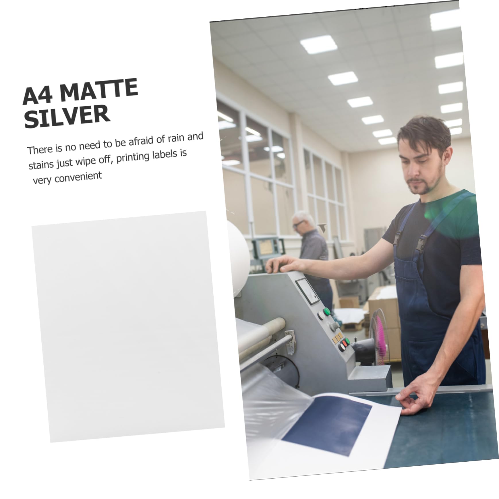 MAGICLULU 60feuilles Papier Autocollant pour Imprimante Étiquettes Imprimables Utilisation Multiple Résistant aux Rayures