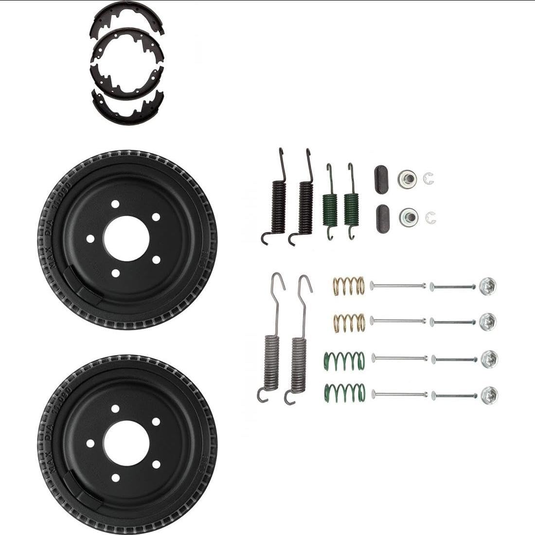 Drum Brake Hardware Kit Drum Brake Shoe for GMC Jimmy 1973 7.4L 454cid V8 RWD;Rear