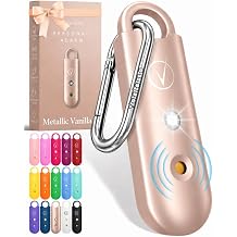 Vantamo Personal Alarm for Self Defense with Low Battery Notice, Strobe Light & Extra Loud 130 dB Double Speakers Safety Keychain Set for Women, Rechargeable Panic Button for Womens Self Defense