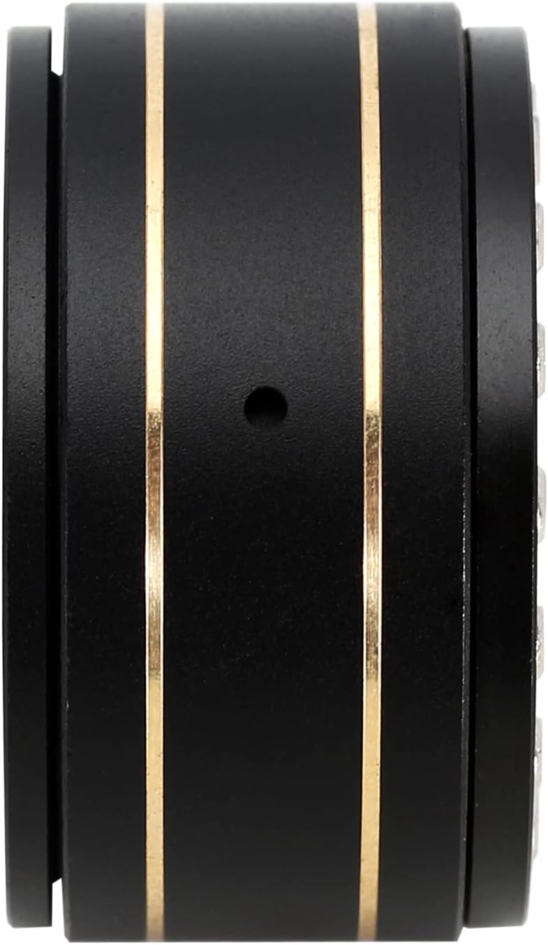 INJORA Brass 1.0 Beadlock Wheel and Tires for SCX24 Gladiator Bronco C10 JLU Deadbolt Axial 1/24 Crawler,W1005