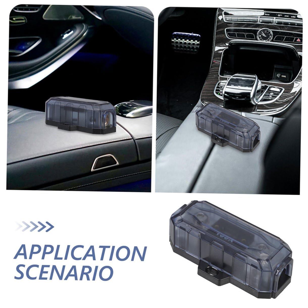 Healeved Portafusibili Auto 100a Fusibili a Lama, Set 2 Pezzi per Amplificatore Audio, Protezione Circuito e Qualità Suono Chiara, Compatibile per Auto, Camion e Barche