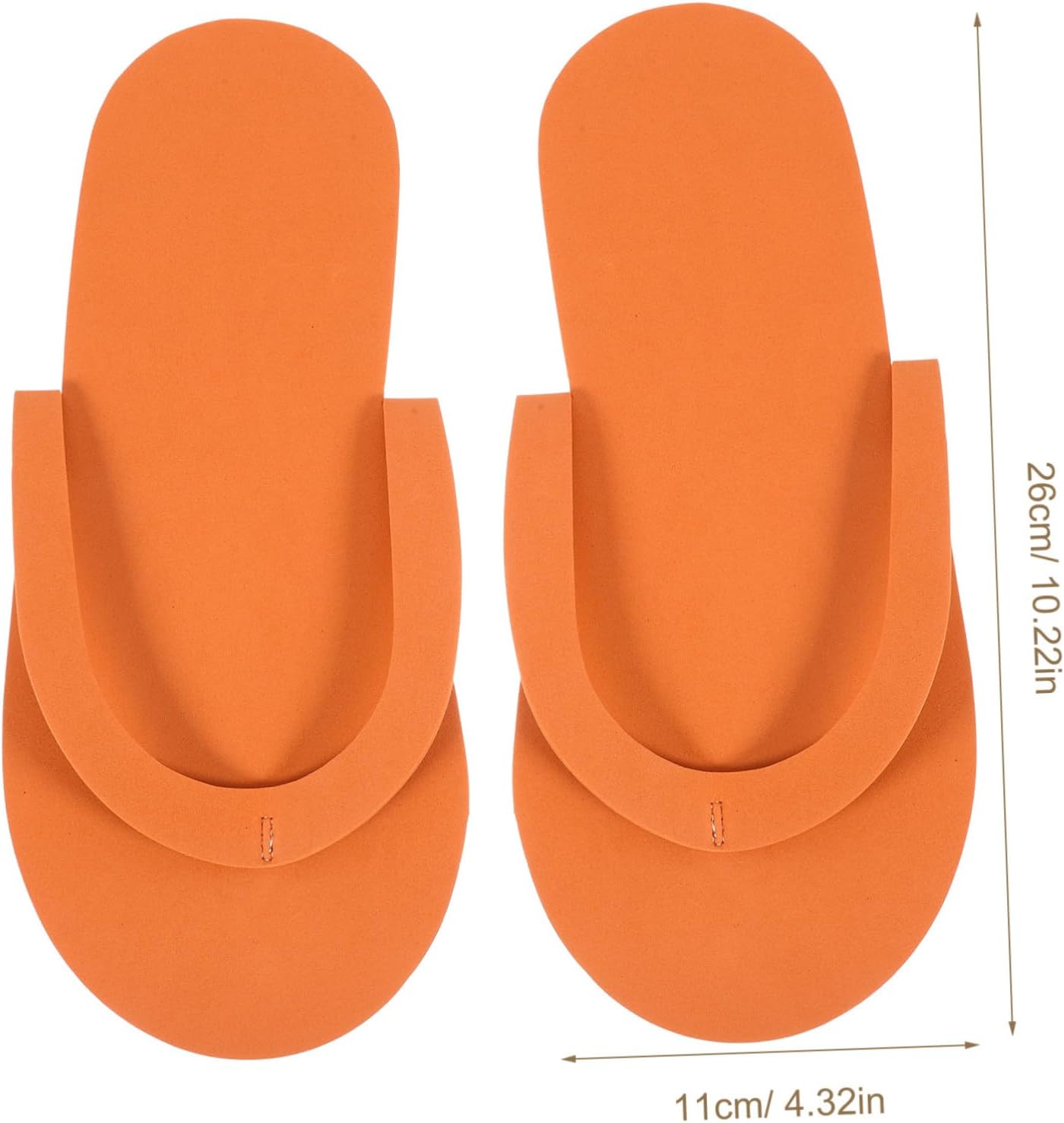 BESTonZON 24pairs Disposable Pedicure Slippers Eva Foam for Women Men Lightweight Skid-resistant Salon Flip-flops Beach Party Slippers