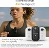 Coverzone Göğüse Takılabilir Mıknatıslı Kolyeli 1080P Mini Geniş Açı Aksiyon Kamera | Hafif ve Kompakt Tasarım | Spor, Koşu, Outdoor, Günlük Kullanım İçin POV Kayıt Kamerası- Kask Kamera (SİYAH)