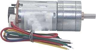 ELLANA Turbine Speed Micro Gearbox High Torque Motor JGA25-370 24 Volt Dc 24v Gear Micro Motor with Encoder Worm controllable (Size : 26rpm, Color : 24V)