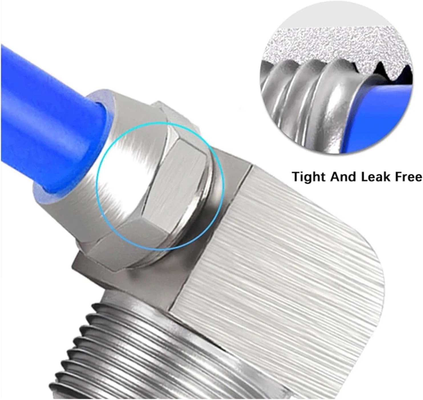 Pneumatic Fitting PE4/6/8/10/12/14/16 Quick Twist Tee Copper Nickel High Voltage Lock Female Connector 1Pcs(KL-PE14)