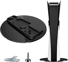 Vertical Stand for PS5 Pro / PS5 / PS5 Slim Black Transparent Stand Compatible with PS5