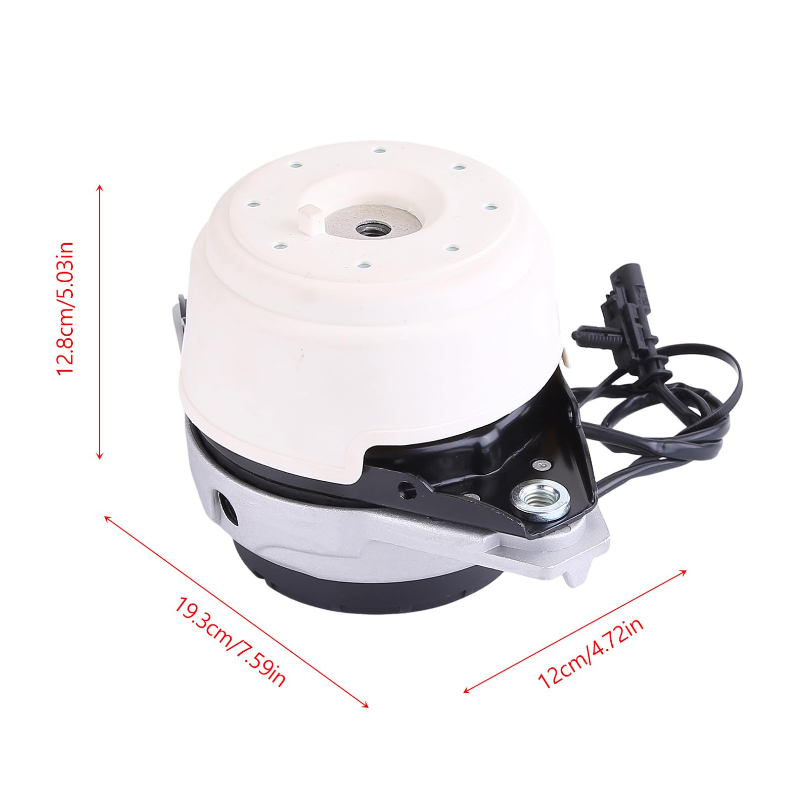 LICHENGTAI 2 soportes de motor A1662406817+A1662406917 para Mercedes W166, C292, soporte de motor izquierdo y derecho