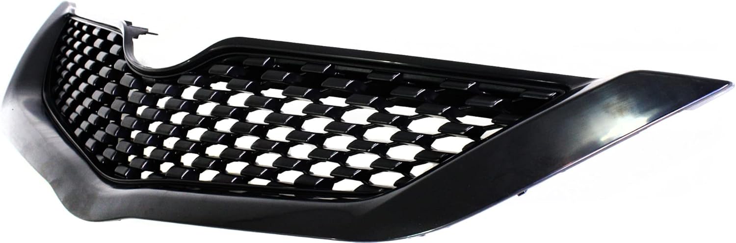 Garage-Pro Grille Assembly Compatible with 2009-2012 Toyota Yaris Textured Black Shell and Insert