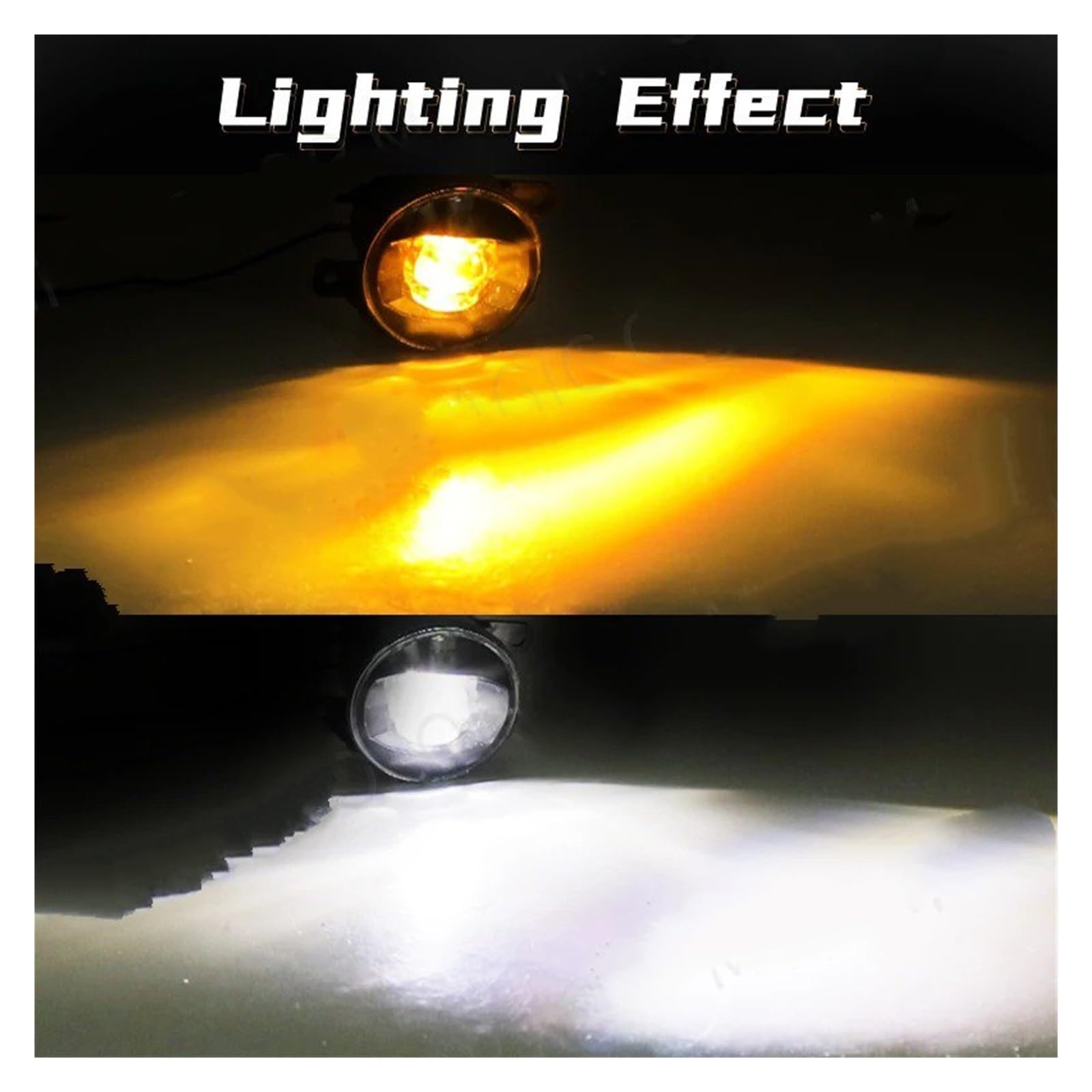 Luz Antiniebla LED Para Ford Para FOCUS Para MK2 SE Para SEL Para Titanium Para 4 Cilindros Luz Antiniebla 8000LM 30W 12V. Luces Antiniebla Luz Niebla(P-Amber)
