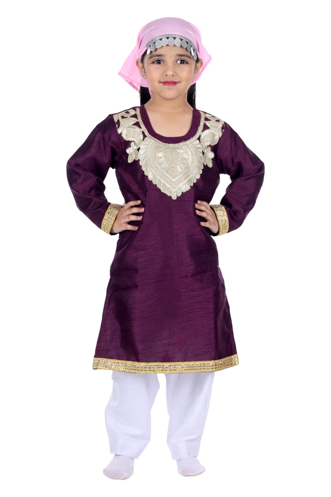 Itsmycostume Kashmiri Girl Dress For Kids Set Of 3 Suit | Desertcart  Montenegro