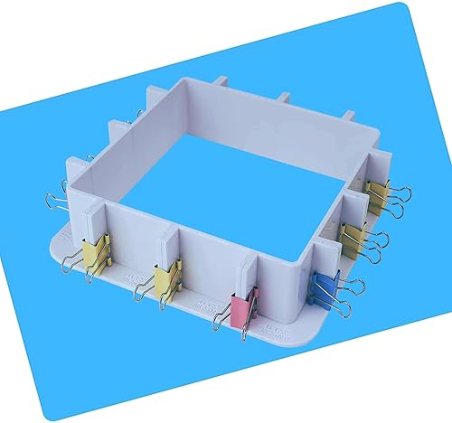 Moldes de resina de silicona con borde ajustable, moldes de resina de silicona ajustables, soporte de borde para moldes de velas, fabricación de