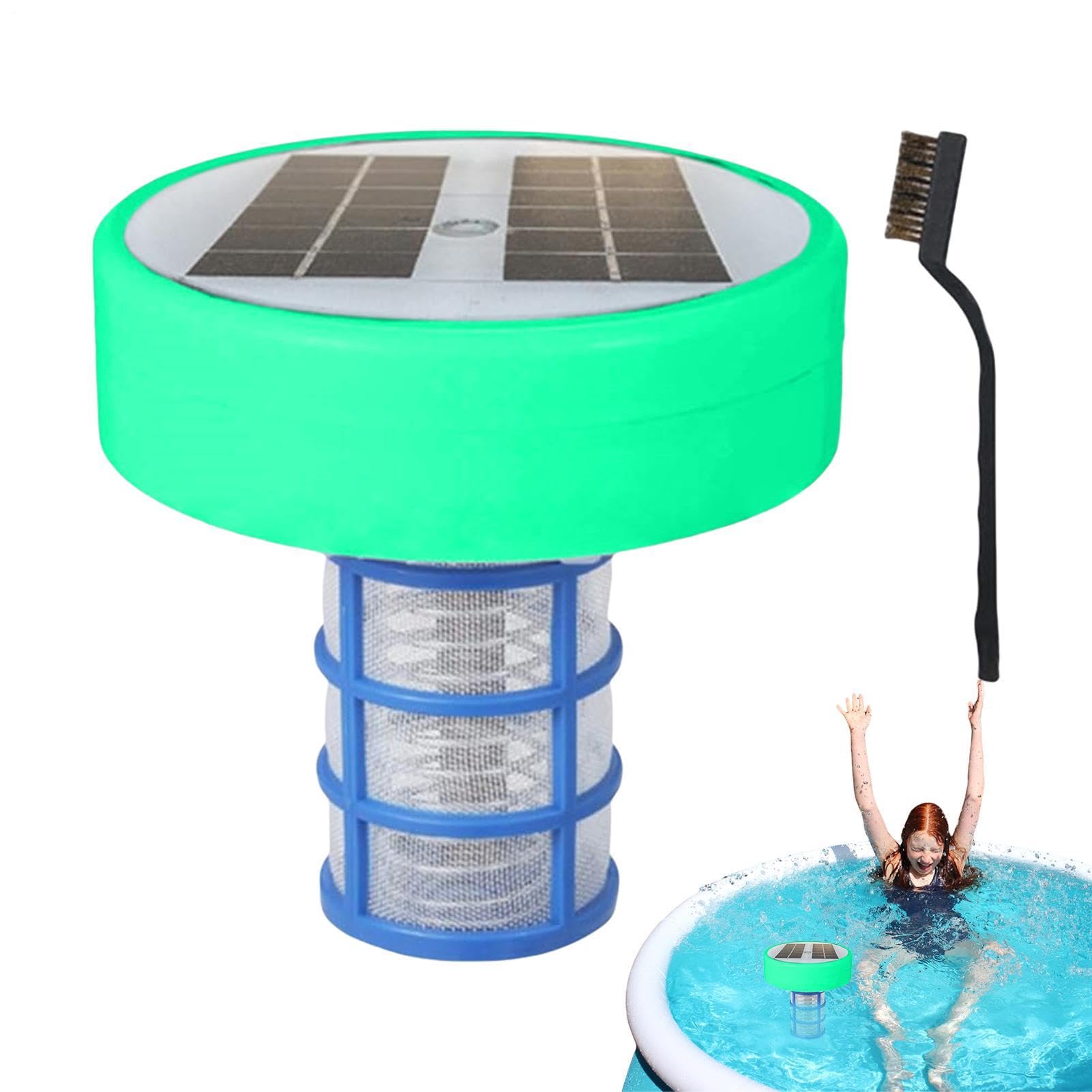 Jonizator basenowy, solarny środek do czyszczenia, pływające światło, oczyszczacz wody, do spa | Pływające światło z oczyszczaczem wody i oczyszczaczem solarnym do basenu, spa, konserwacji, domowej strefy wodnej