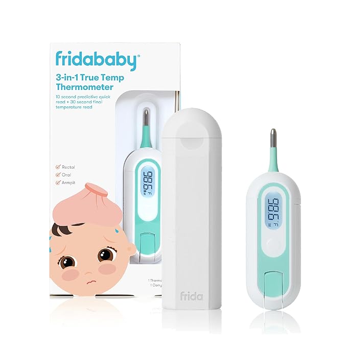 Frida Baby 3-in-1 Rectal, Underarm & Oral Thermometer for Kids