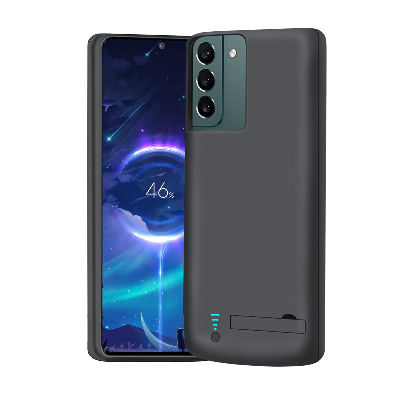 Photo 1 of BAHOND [2025 Version Battery Case for Samsung Galaxy S22, 4800mAh Rechargeable Extended Battery Charging/Charger Case, Add 100% Extra Juice (6.1 Inches) Black
