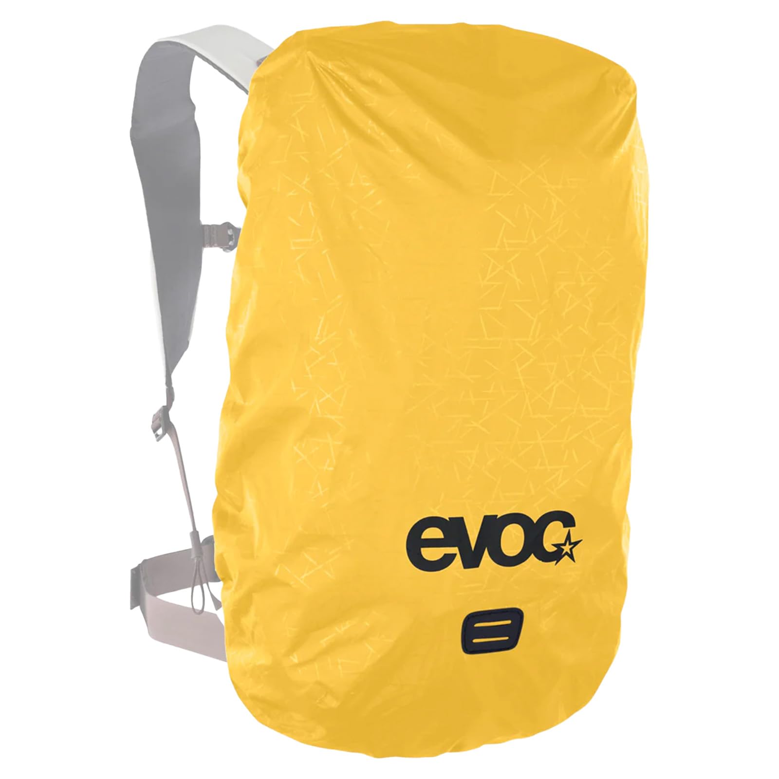 EVOC RAINCOVER SLEEVE, waterproof backpack cover (backpack cover with reflective logo print, flexible size adjustment, backpack rain cover for 6–18 litre backpacks), Sunflower