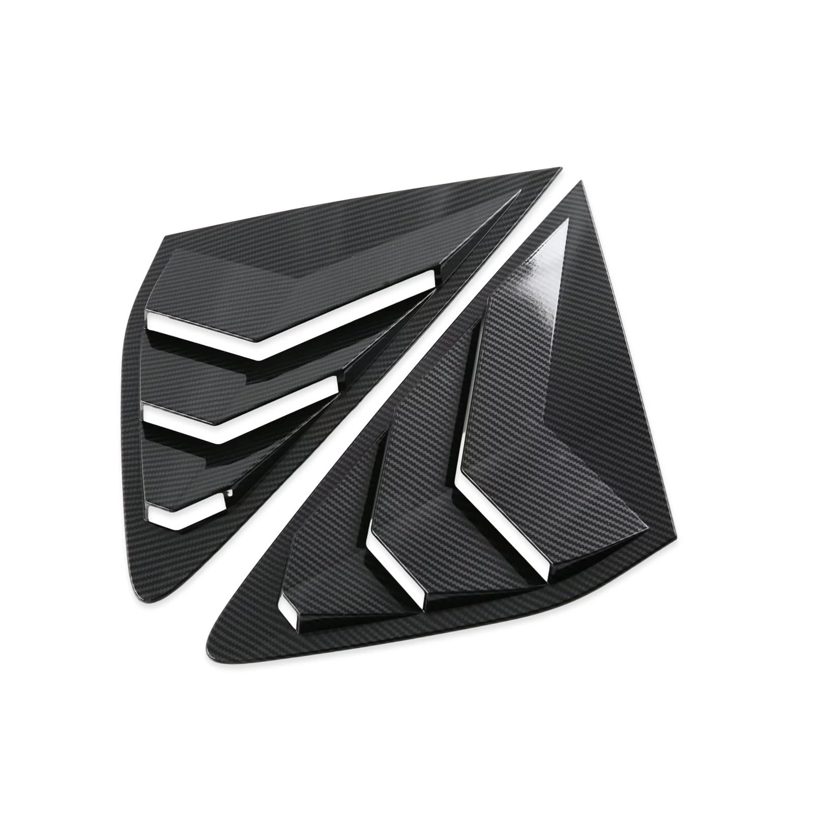 Accessories Compatible for Honda Accord Sedan 2023 2024 Rear Window Louver Shutter Side Vent Cover Trim Sticker Carbon Fiber Car Styling