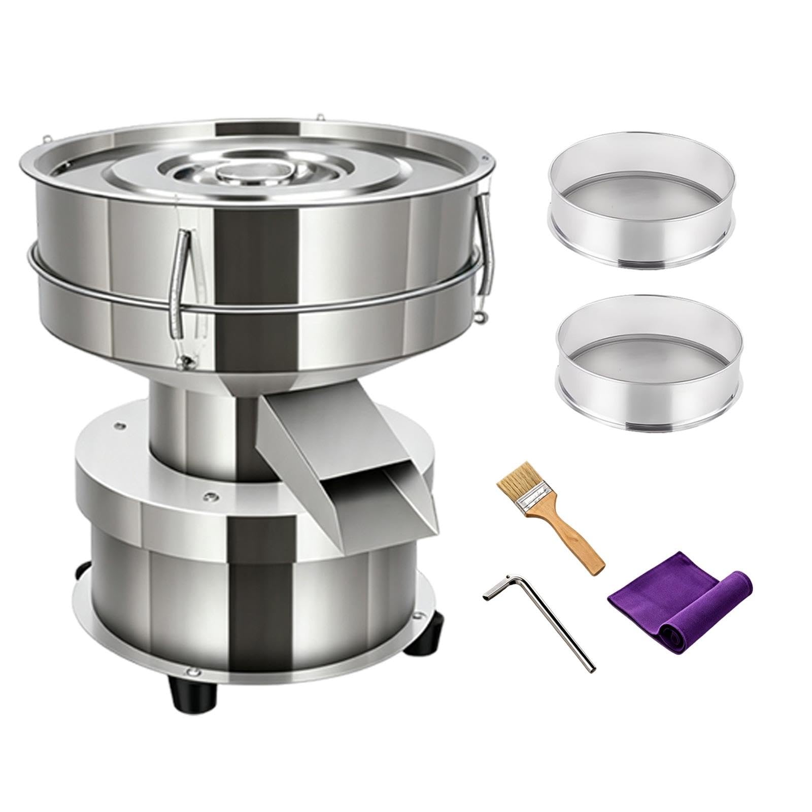Cernidor Eléctrico Acero INOX Harina Polvos y Cacao