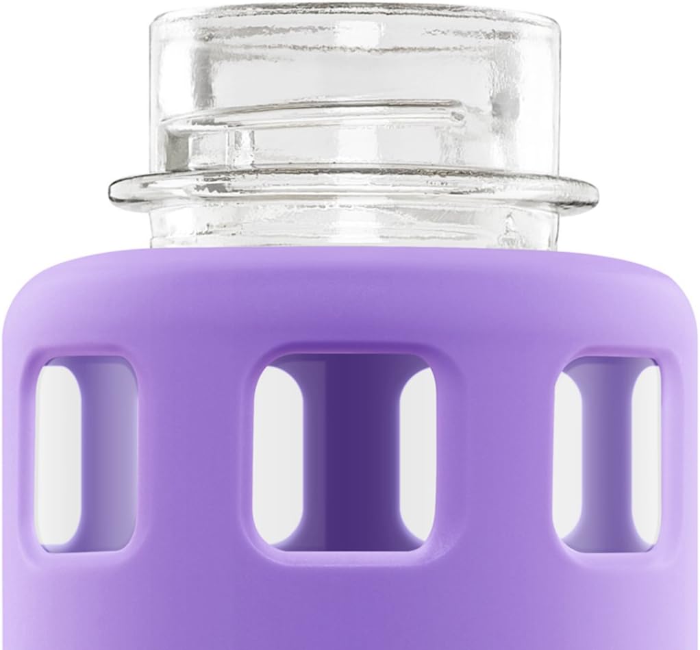 Ello Pure Glass Water Bottle with Silicone Sleeve