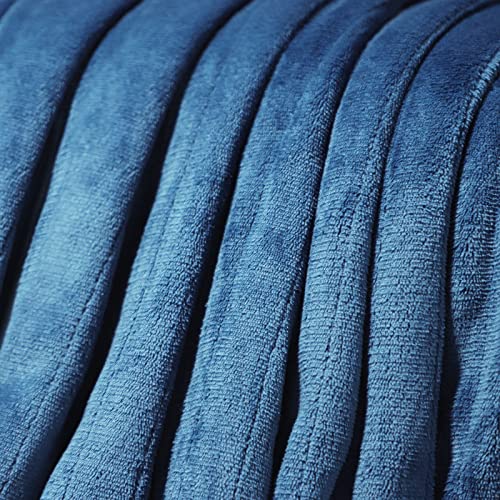 Msdunovr Heated Blanket, Electric Blanket Machine Washable, Extremely Soft And Comfortable Heating Blanket With 6 Heating Levels1-8 Hours Timer Auto-Off Overheating Protection (Dark Blue, 50"X60") #TOP6