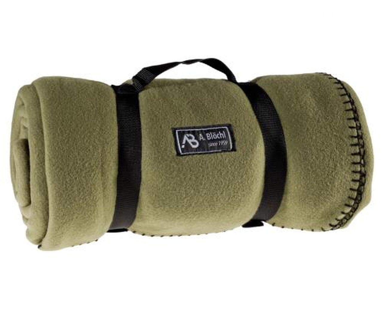 AB koc polarowy w stylu amerykańskiej armii na kemping lub piknik, 200 x 140 cm/oliwkowy