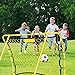 PodiuMax Soccer Rebounder Net, 2 Angle Soccer Bounce Back Net for Control, Passing Practice Training, 4x3ft Excellent Elasticity Rebound with Carry Bag, Portable for Teens & Adults