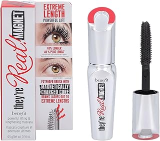 بينيفت ماسكارا ماجنيت اكستريم لتطويل الرموش من ذرز ريل 0.16 اونصة قوية لرفع وتطويل بحجم مناسب للسفر اسود