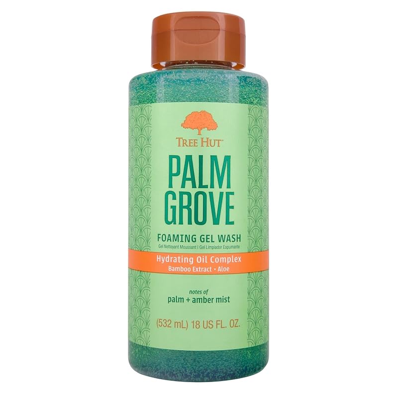 Tree Hut Palm Grove Sabonete Líquido Corporal Espumante, 530 mL