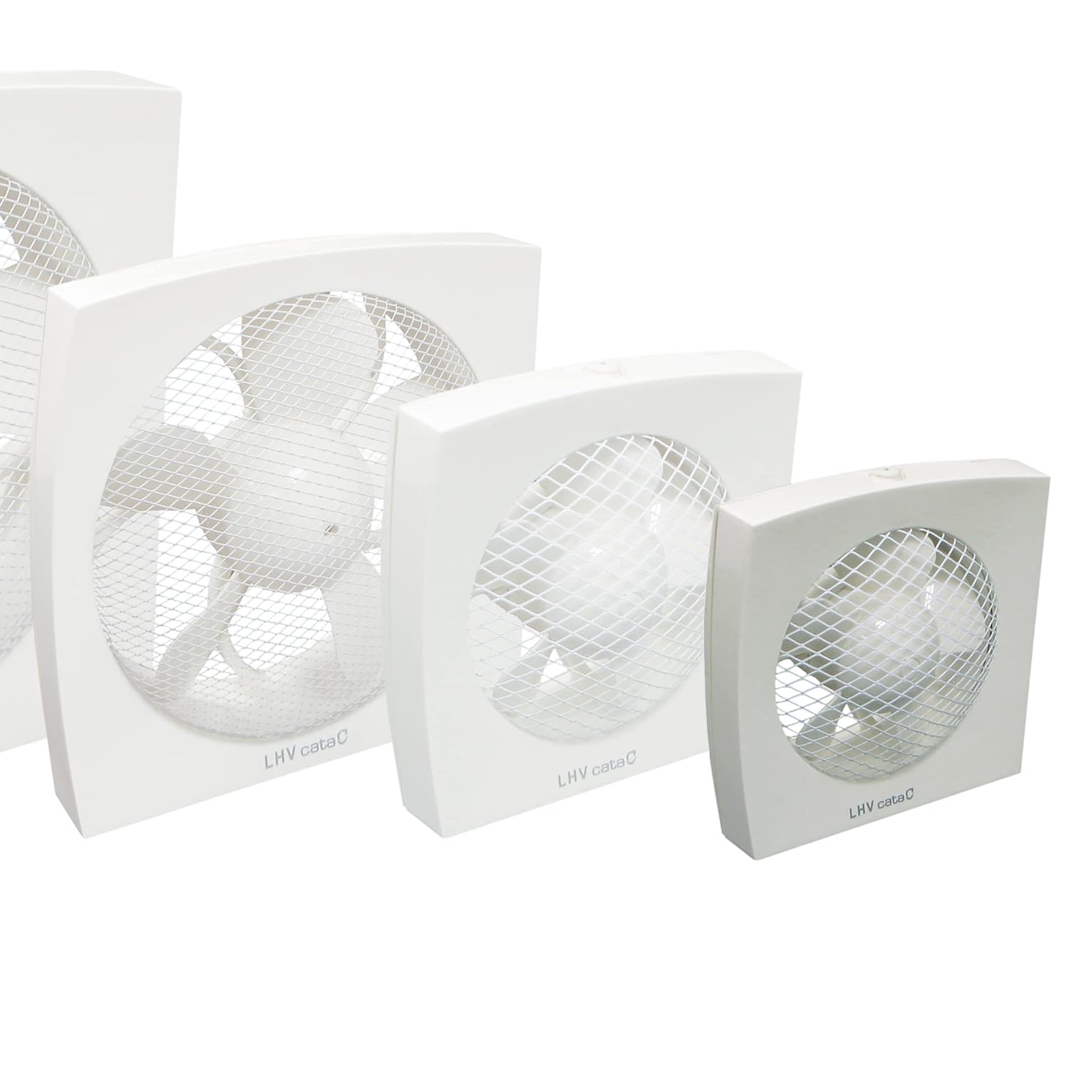 CATA Exhaust Fan LHV 225 White Size 285 * 61 * 110 * 229 * 123 MM