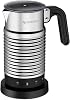 NESPRESSO Aeroccino 4 milk frother, electric foam preparation, for 120 ml creamy milk froth and 240 ml hot milk, dishwasher safe frother, silver