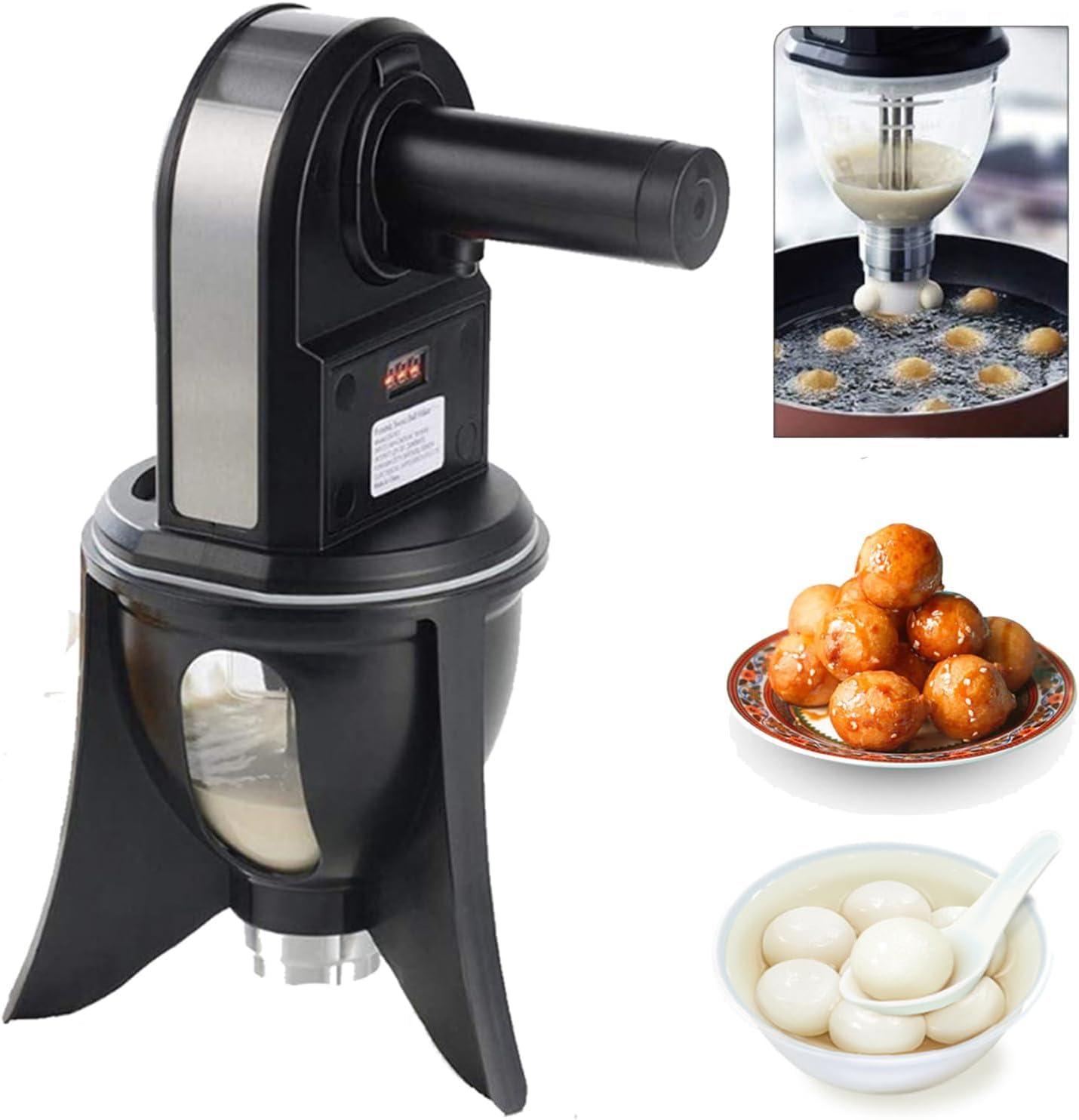 Macchina automatica per gnocchi da cucina, macchina per la produzione facile di polpette di riso e polpette