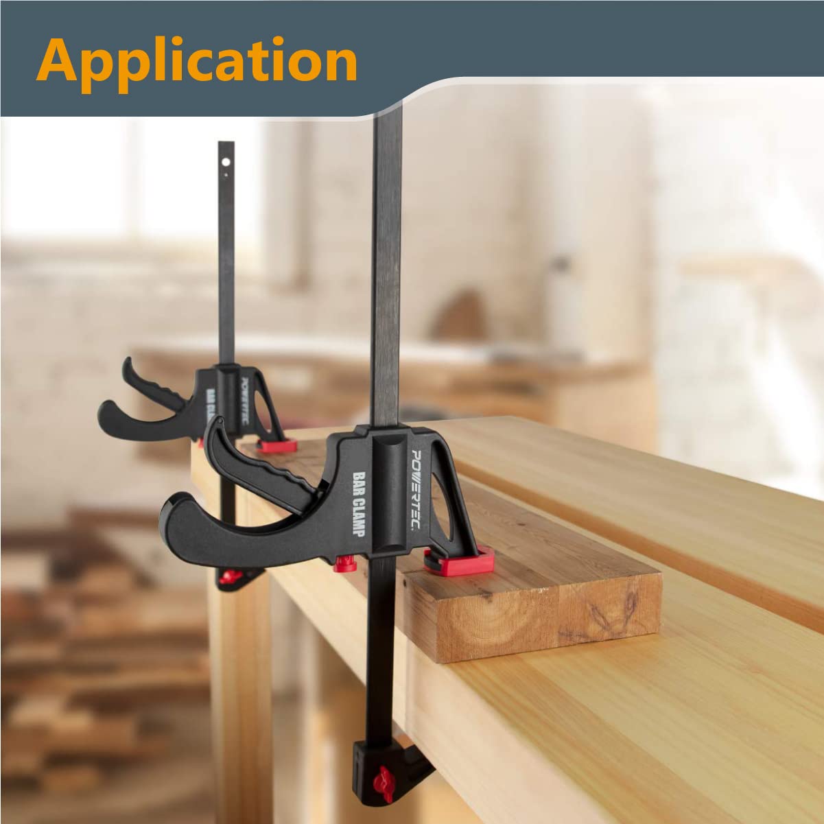 Amazon | POWERTEC 71597-Case6 36インチ バークランプ スプレッダー