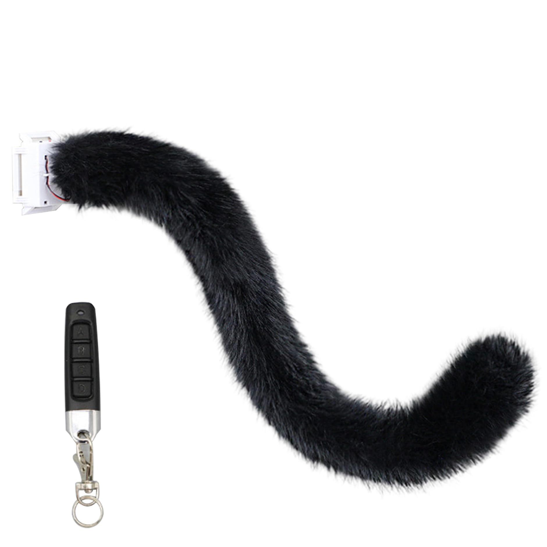 Queue de chat électrique rechargeable à télécommande pour costume Halloween et cosplay - 8