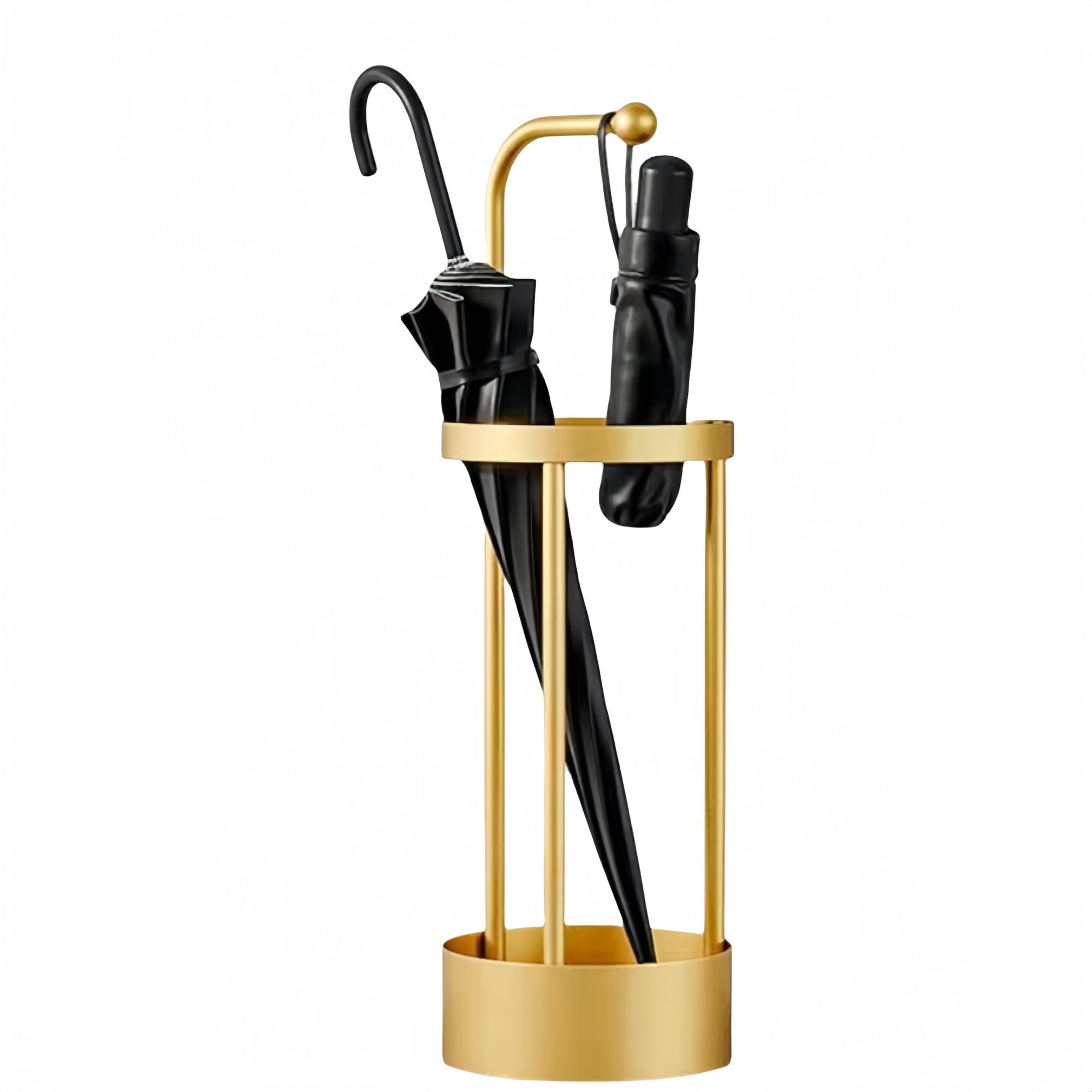 HYLYGFH Creative 65x19cm Hollow Umbrella Stand - Rust-Proof Iron Frame for Home, Hotel & Classroom - Stylish Metal Cane Storage Rack for Entryway & Commercial Use