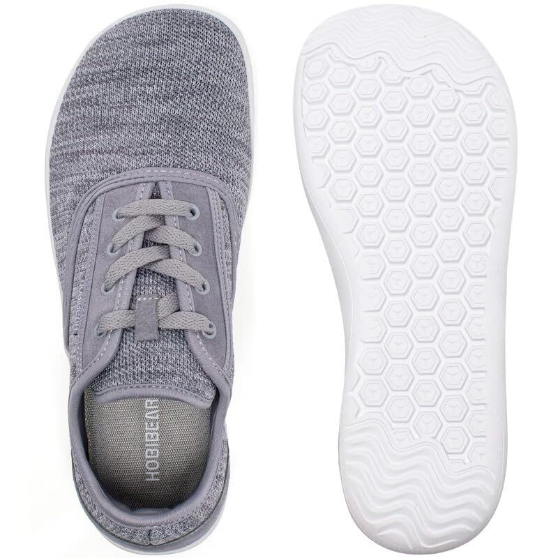 Image of HOBIBEAR Wide-Toe-Box Barefoot Shoes for Mens Womens Minimalist Breathable Trail Running Walking Shoes