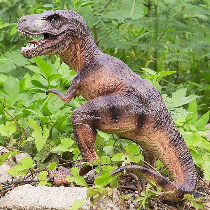 Image of Big Size Realistic T Rex Dinosaur Toy for Kids Tyrannasaurus Dino Jumbo Animals Action Figure for Girls and Boys Prehistoric Animal Educational & Learning Toy Playset Best Birthday Return Gift