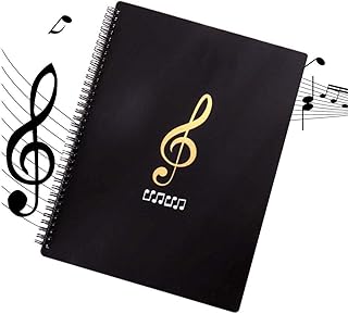 Raccoglitore Portaspartiti, Formato A4, Impermeabile, 30 Pagine Fronte e Retro 60 Facciate,Cartellina Portaspartiti, per Spartiti Musicali,31.5CM*23.5CM