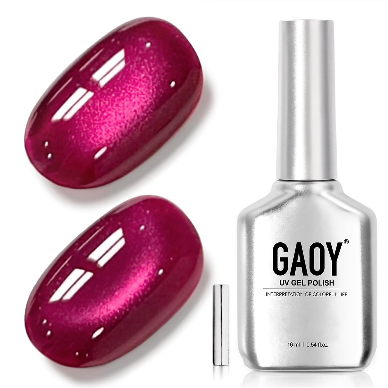 yuuu.i Amazon.com : GAOY Glassy Cat Eye Gel Nail Polish, 16ml Glitter