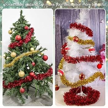 Christmas Conceptsu00ae 3m Christmas Tinsel - Christmas Decoration Tinsel (CHAMPAGNE GOLD