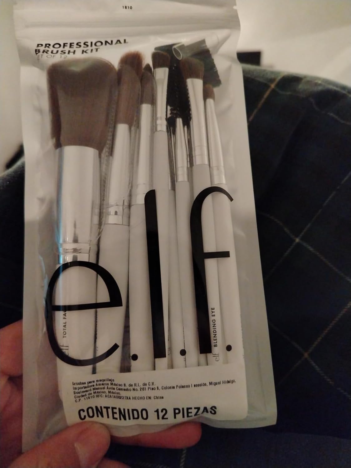 e.l.f. Professional Set of 12 Makeup Brushes, Pro-Worthy Makeup Brushes For A Flawless Full-Face Application, Vegan & Cruelty-Free 12-piece