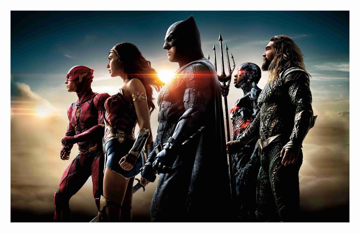 BALDAU PRINTS Justice League Big Size Flex Poster For Room (24x36 Inch,210 GSM,Gloss Finish MD-1467