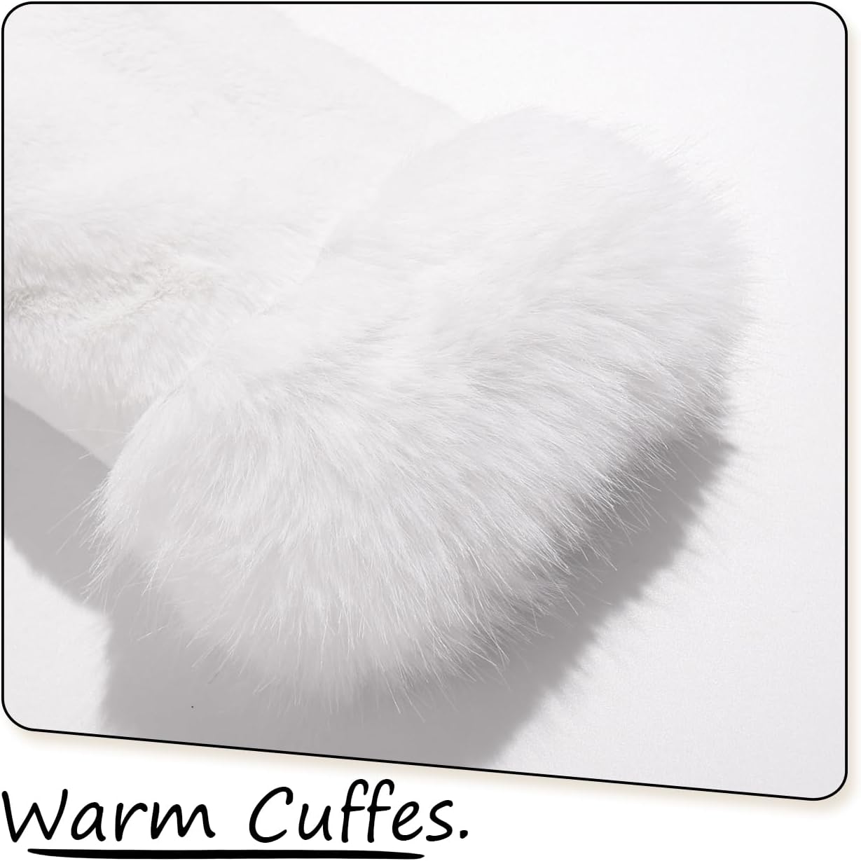 Girls Faux Fur Long Coat for 4-12 Years Winter Jacket Fluffy Warm Princess Outwear - Image 5