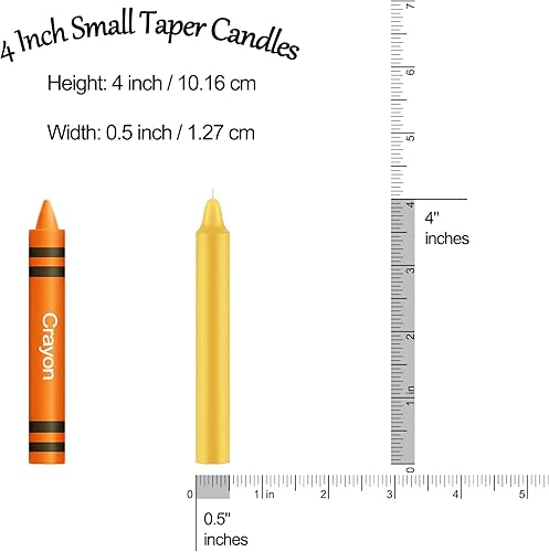 Miniatura 2 de Tobeape Spell Chime Candles 24 velas de colores, mini vela cónica sin perfume de 4 pulgadas de alto para brujería, altar wiccano, herramientas