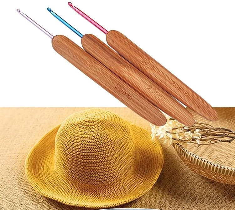 30 PCS Knitting Accessories Crochet Hooks Set Needles Kit for Arthritic Hands Ergonomic Soft Grip Handles for Beginners - (Color: 30pcs)