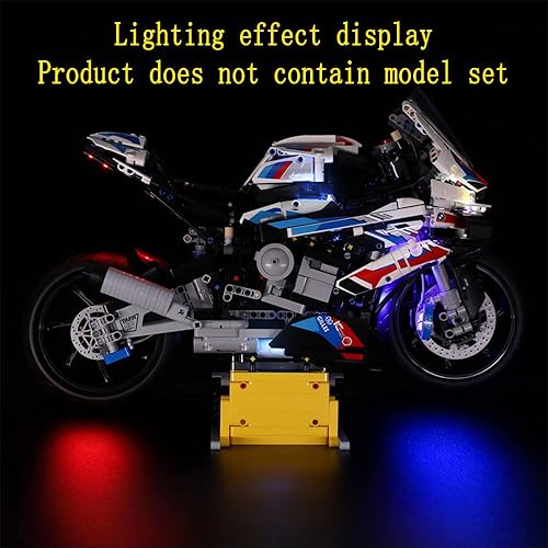 Miniatura 7 de Kit de luces LED compatible con Lego BMW M 1000 RR - Juego de iluminación para modelo de construcción Technic 42130 (juego de modelos no incluidos)