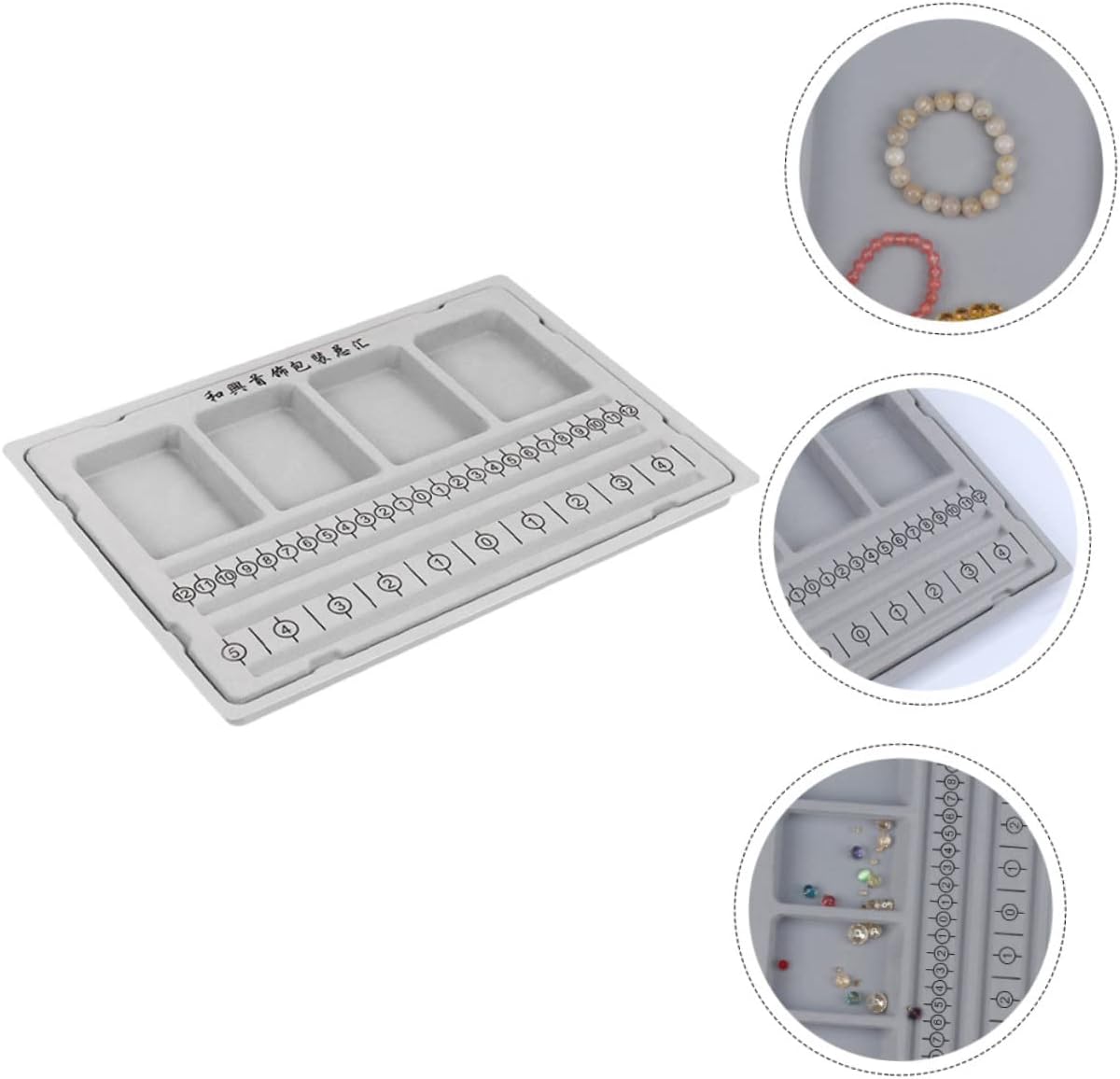 Holibanna Jewelry Making Beading Board Charm Tray for Necklace Bracelet Bead Designing