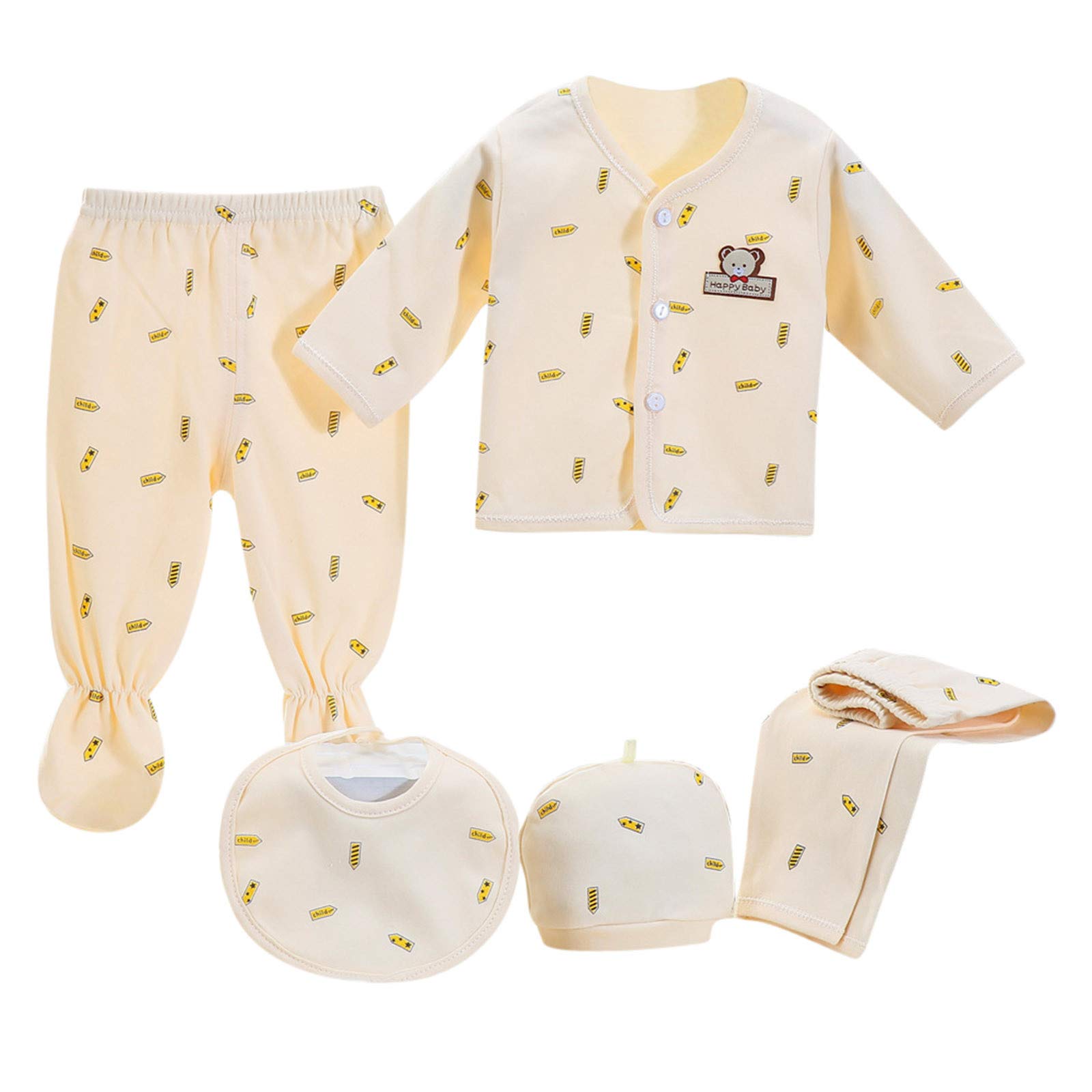 Amazon.com: Preemie Twin Baby Boy Clothes Baby 5PCS Sleeve +Bib