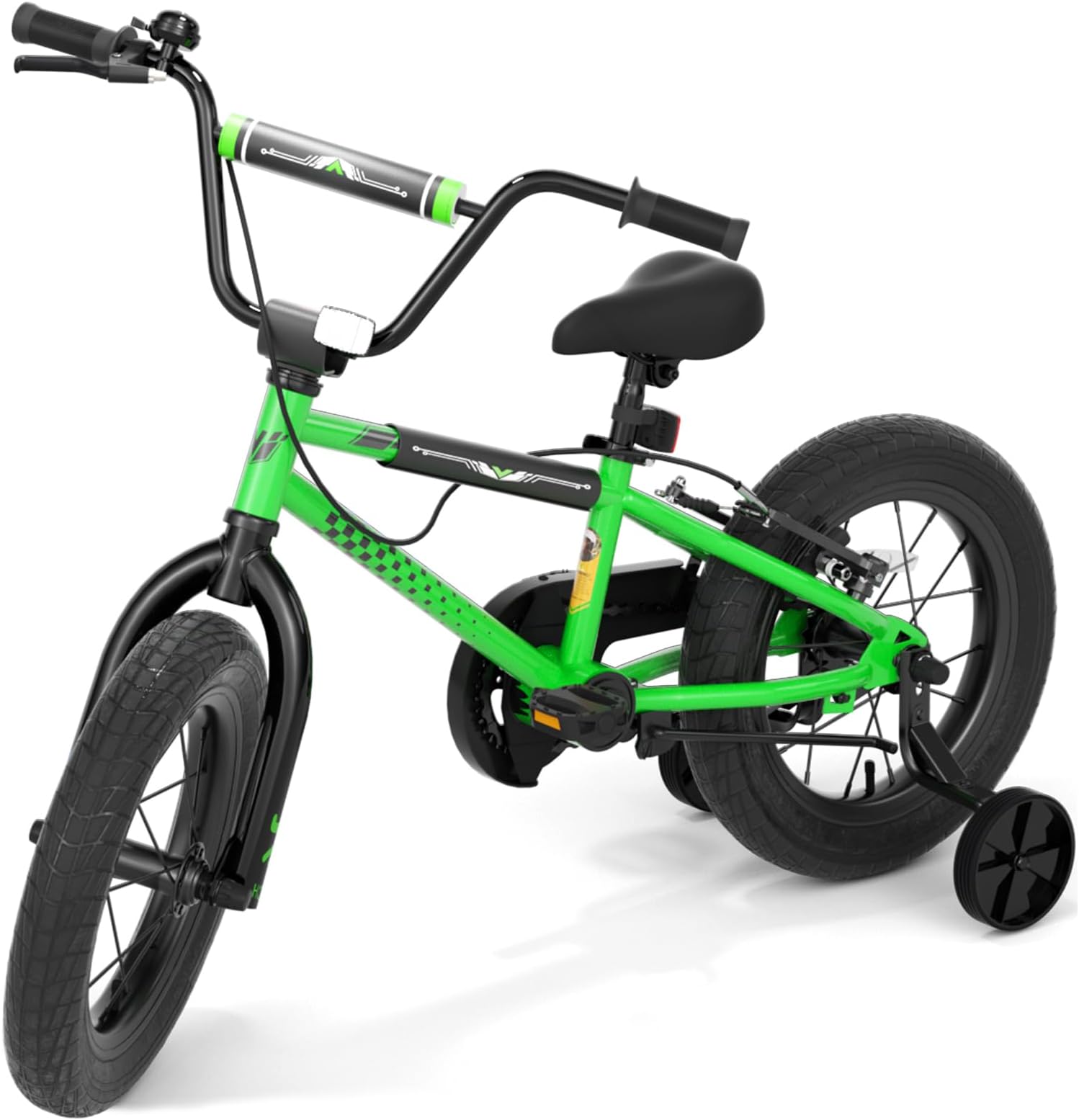 KORIMEFA Toddler Bicycle Kids 12 14 16 inch Bike with Traning Wheel Boys for 1-8 Ages Girls BMX Style Cycle, Coaster Brake, Durable Design, Rider Height 32-50 Inch