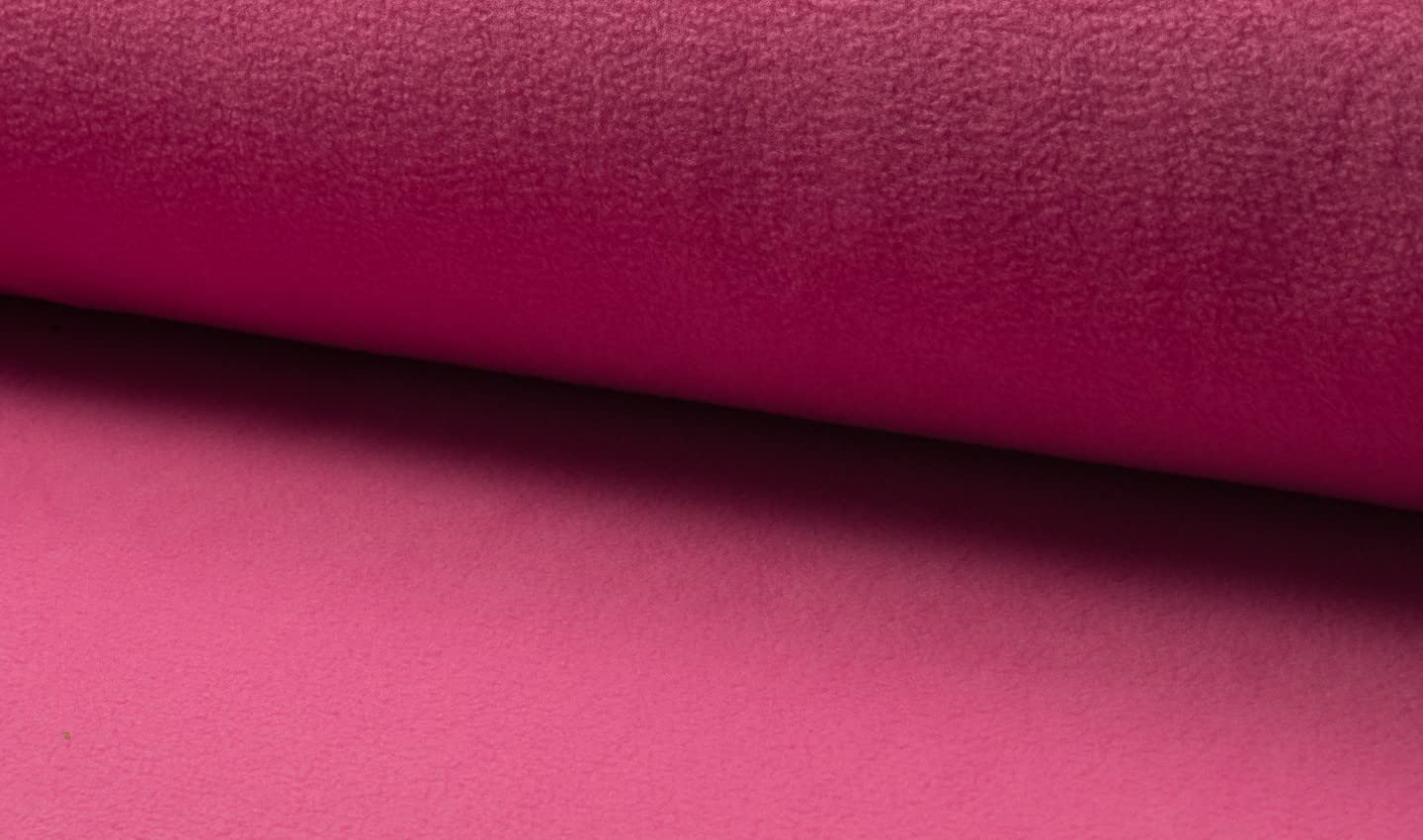 Crs Fur Fabrics Pink Lambskin Polar Fleece Fabric Material - Dk 1Mtr 150Cm X 100Cm