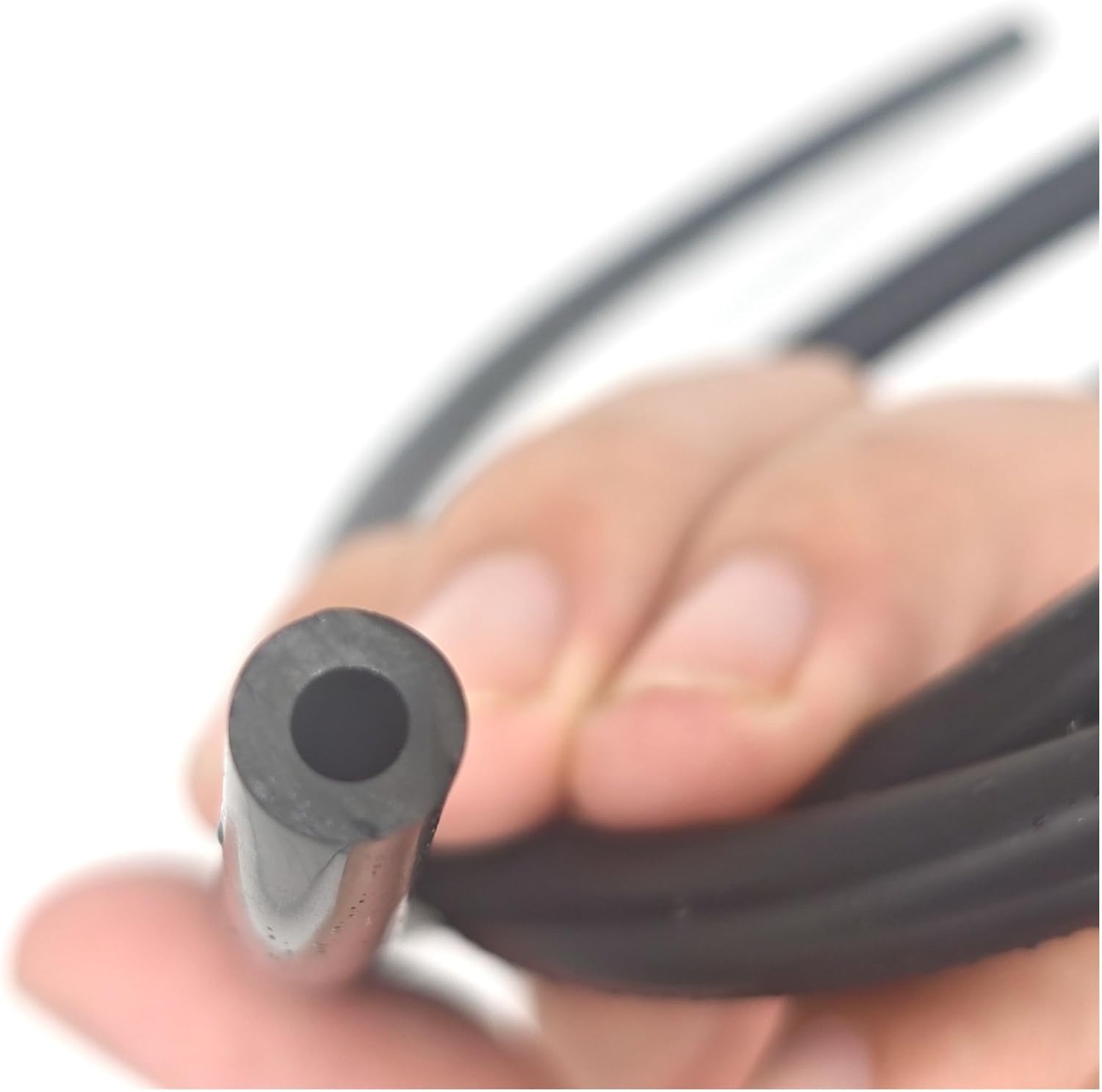 3FT 0.27" OD 0.16" ID Conductive Rubber Tube Hose Silicone 6x4mm Industrial Rubber Tubing No Static Electricity 1 meter