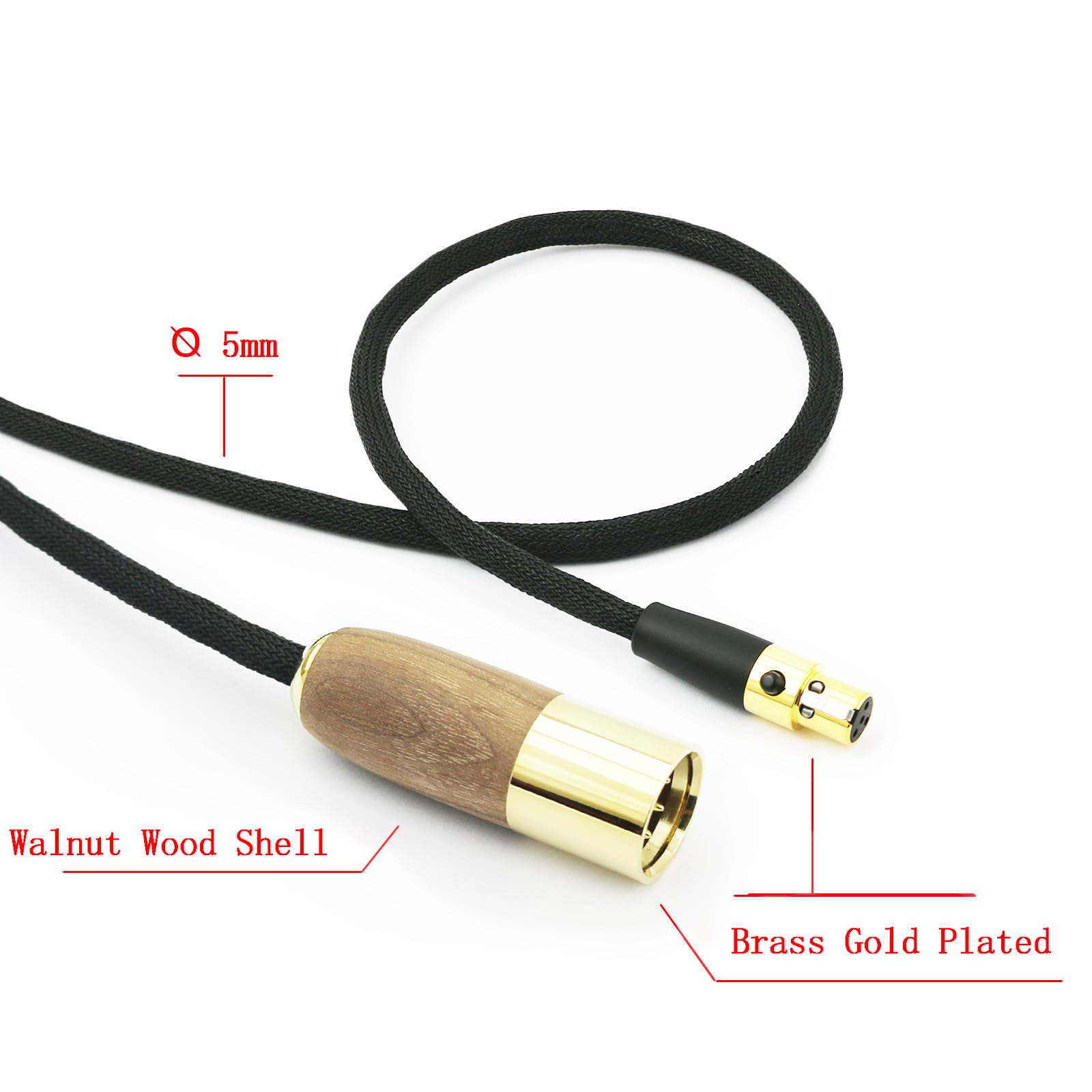 Amazon | NewFantasia 交換用アップグレードケーブル 4ピン XLR